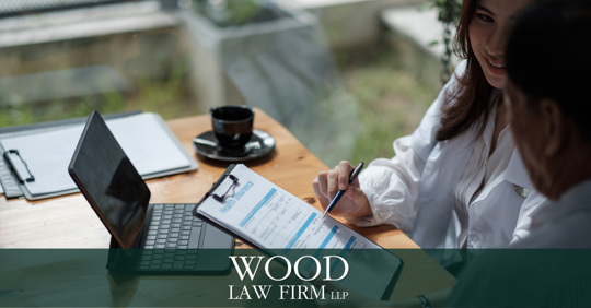 Woman Talking to Man About Insurance